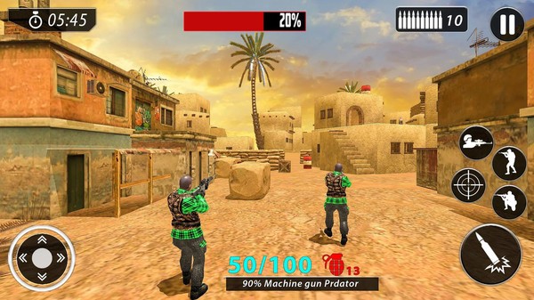 生死战场突击队(Real Commando Shooting Games)图0