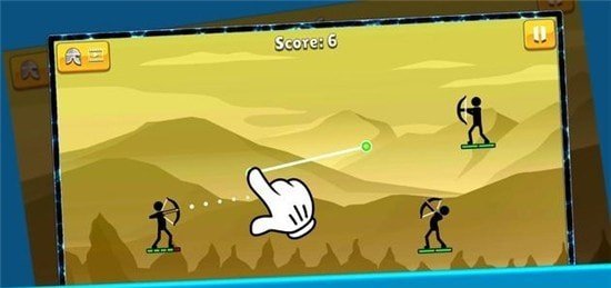 弓箭手箭棍之战(Stickman Archer: Arrow Stick Fight)图1