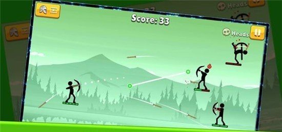 弓箭手箭棍之战(Stickman Archer: Arrow Stick Fight)图0