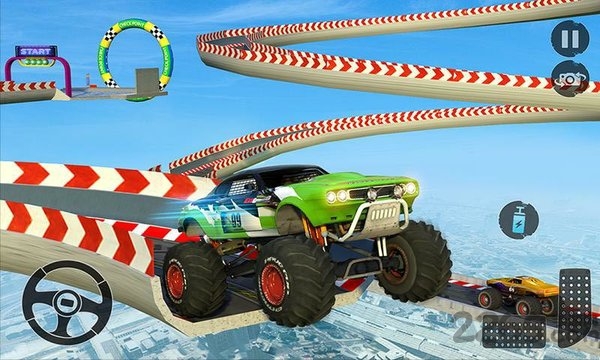 Monster Truck Ramp Stunts(怪物卡车大坡道手游)图0