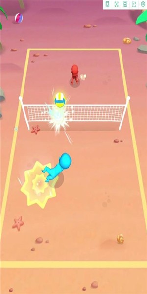 Volleyball Sports Game(人类击打排球赛)图2