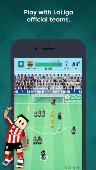 Tiny Striker LaLiga(迷你西甲前锋游戏)图3