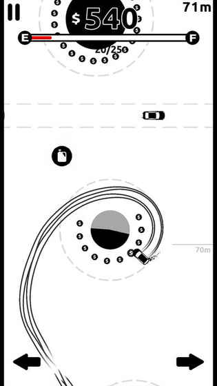 Donuts Drift(黑白漂移游戏)图2