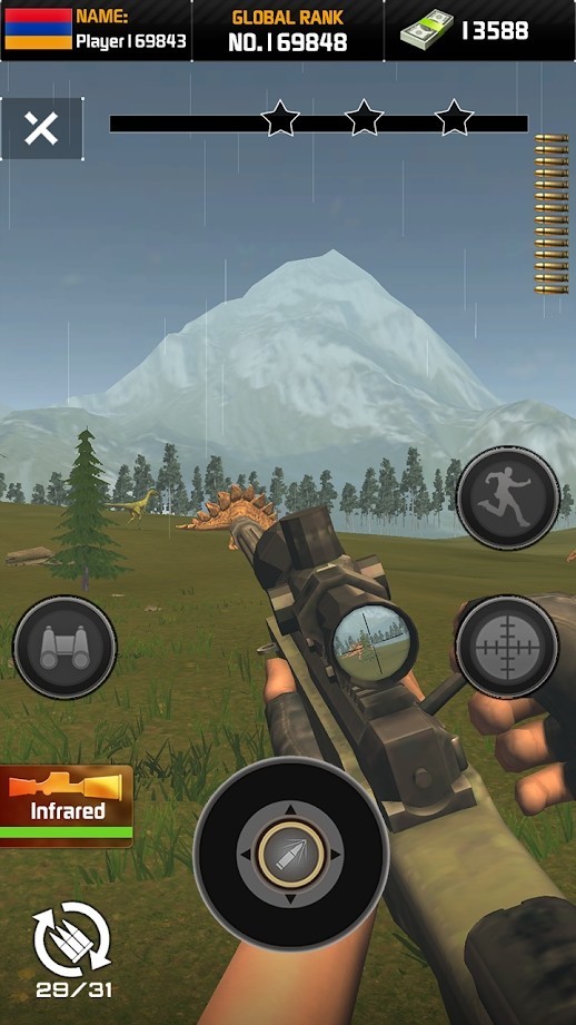 射击野生恐龙Wild Animal Hunt 2021: Dino Hunting Games图1