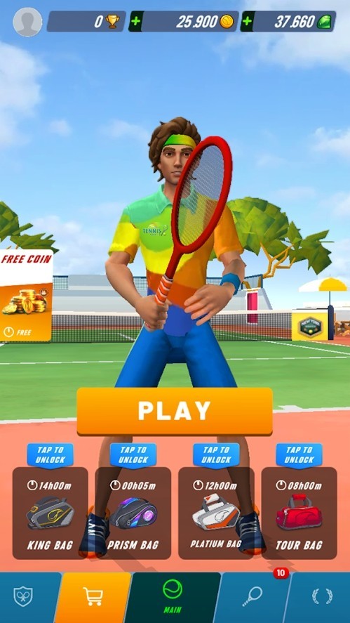 Tennis Clash 3D(网球碰撞3D)图0