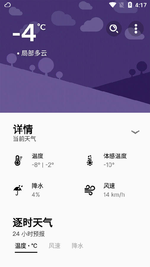 Overdrop天气app