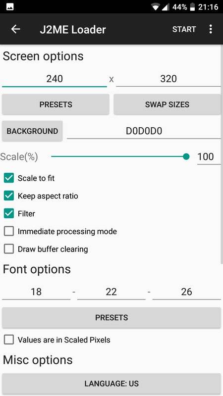 java模拟器J2ME Loader图2