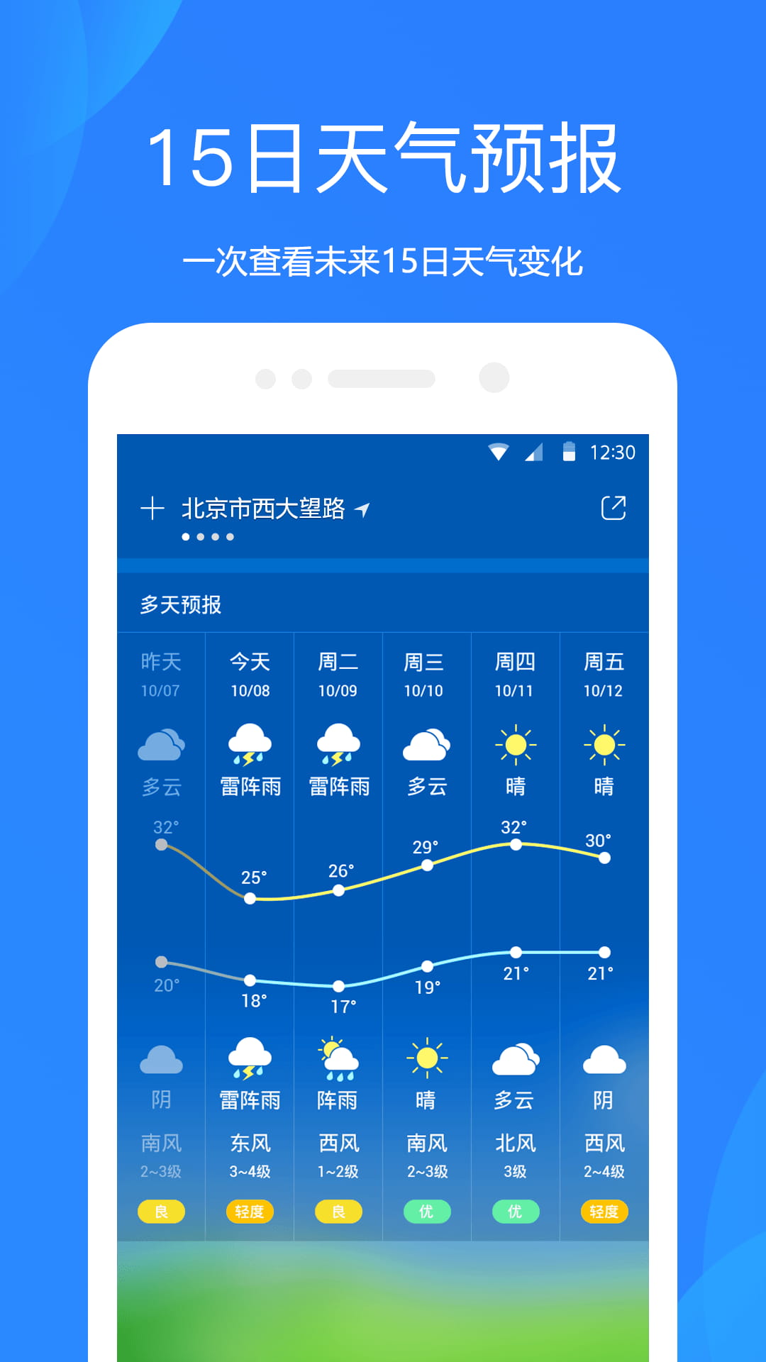 天气预报app下载图1