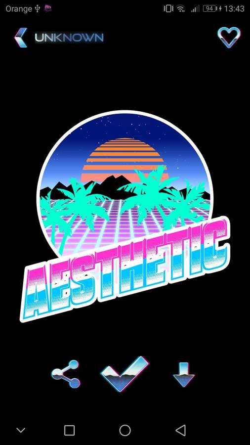 Retrowave Wallpapers App图3