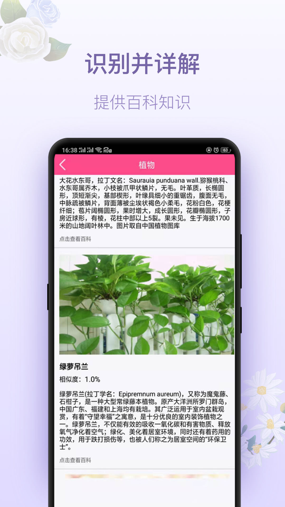 拍照识花神器app图0